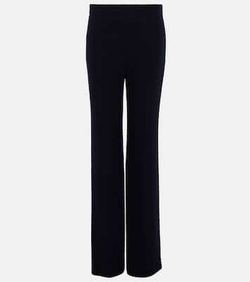 Pantalon ample en cachemire et laine | Chloé