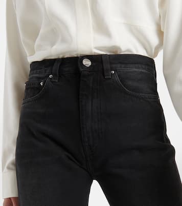 Jean raccourci à taille mi-haute | Toteme