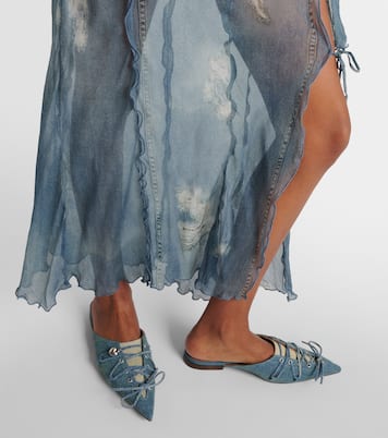 Slippers in denim | Acne Studios