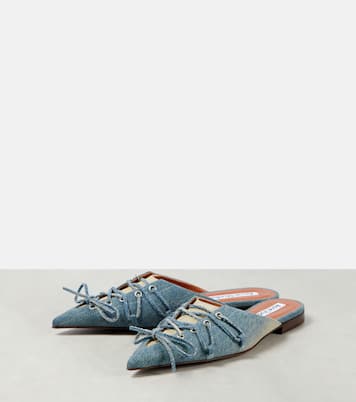 Slippers in denim | Acne Studios