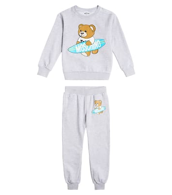 Set Teddy Bear aus Sweatshirt und Jogginghose | Moschino Kids