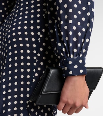 Abito lungo Emory in seta a pois | Rixo