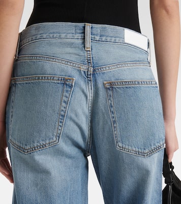 Mid-Rise Cropped Straight Jeans | Re/Done