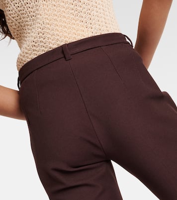 Pantaloni slim cropped in misto cotone  | 'S Max Mara