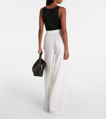 Pantaloni a gamba larga Senna in lana | Max Mara