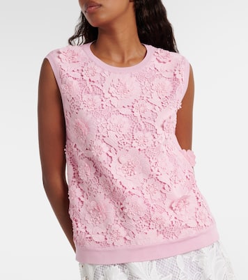 Top con encaje floral | Oscar de la Renta