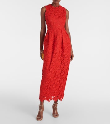 Midikleid Alani aus Spitze | Safiyaa