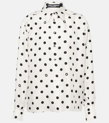 Hemd aus Seiden-Twill | Dolce&Gabbana