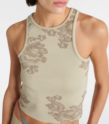 Top imprimé en coton mélangé | Acne Studios