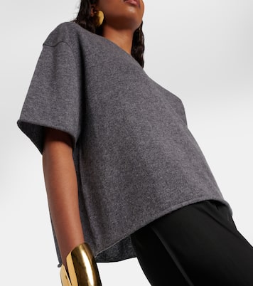 Camiseta Cila de punto de cachemir | Lisa Yang