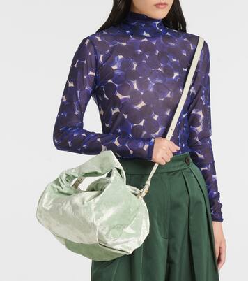 Sac Twist Small en velours | Dries Van Noten