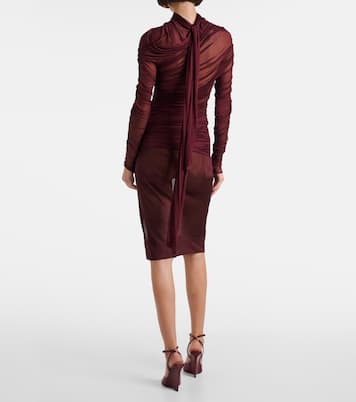 Top in jersey con ruches | Saint Laurent