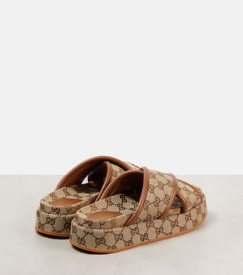 Clarice GG canvas slides | Gucci