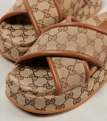Clarice GG canvas slides | Gucci