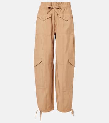 Pantaloni a gamba larga e vita alta | Ganni
