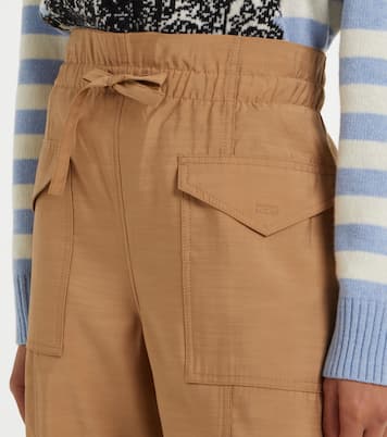 Pantaloni a gamba larga e vita alta | Ganni