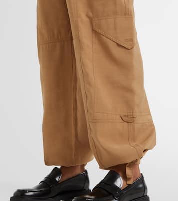 Pantaloni a gamba larga e vita alta | Ganni