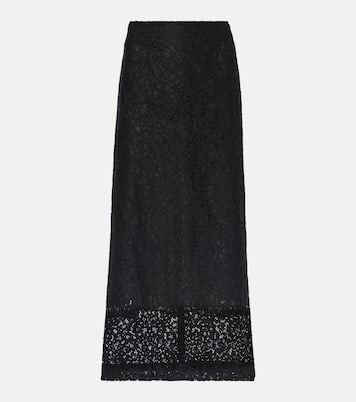 Gonna lunga Jasmine in pizzo a fiori | Proenza Schouler