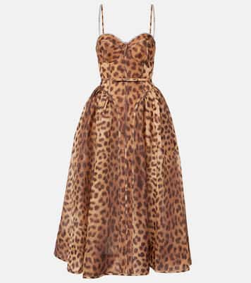 Abito bustier Crush in lino e seta | Zimmermann