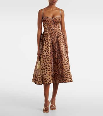 Abito bustier Crush in lino e seta | Zimmermann