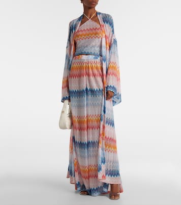 Pareo de lamé en zigzag | Missoni