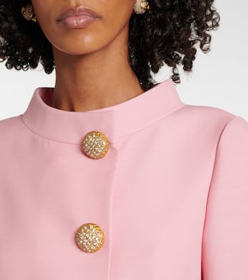 Crepe Couture embellished minidress | Valentino