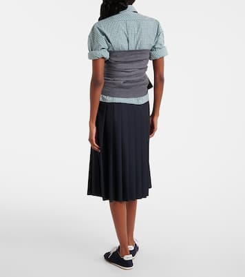 Cropped-Pullover aus Wolle | Miu Miu