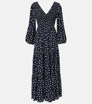 Vestido midi Brooke con lunares | Rixo