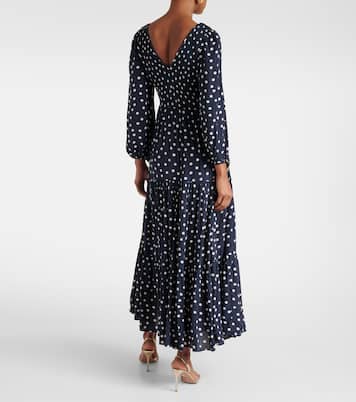 Vestido midi Brooke con lunares | Rixo