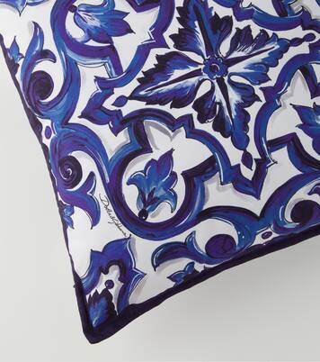 Small printed canvas cushion | Dolce&Gabbana Casa