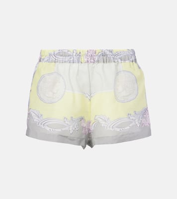 Shorts Medusa Cameo in cotone e seta | Versace
