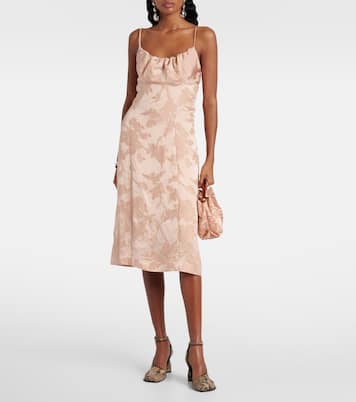 Abito lungo Dirios in jacquard floreale | Dries Van Noten