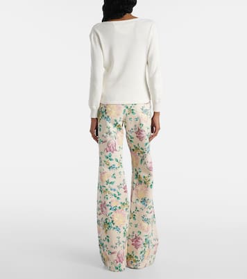 Top in cotone con logo | Chloé