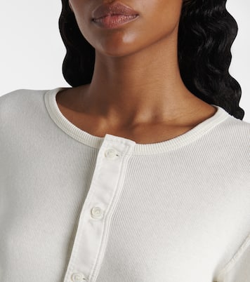 Top in cotone con logo | Chloé