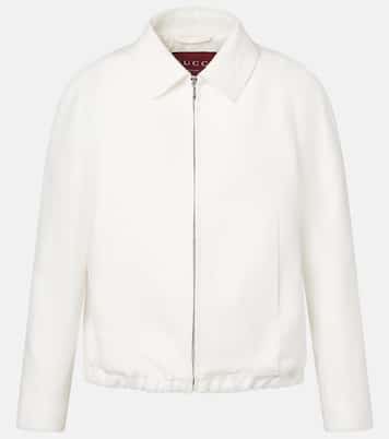 Chaqueta en mezcla de lino y algodón | Gucci