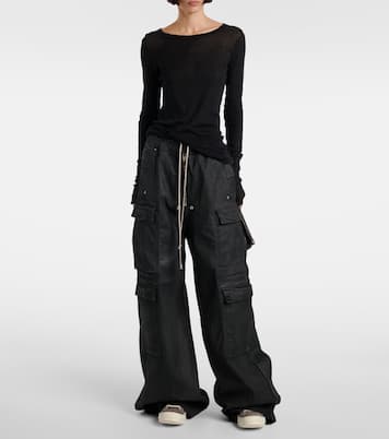 DRKSHDW Hollywood Vintage canvas sneakers | Rick Owens