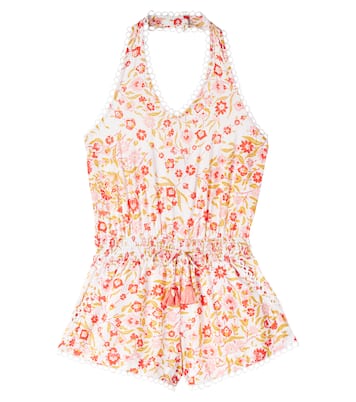 Beth floral playsuit | Poupette St Barth Kids