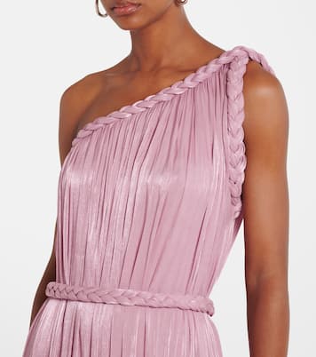 Isilda lamé georgette gown | Costarellos