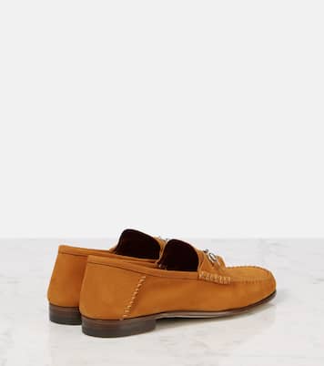 Mocassins Gigi Horsebit en daim | Gucci