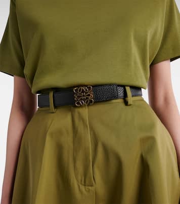 Cinturón de piel con anagrama | Loewe