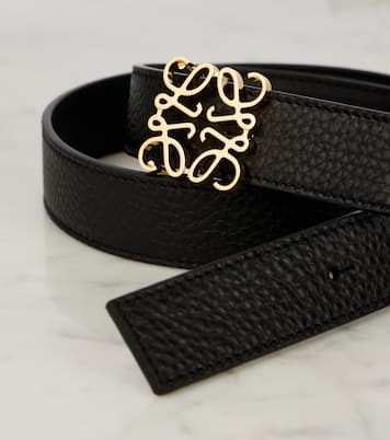 Cinturón de piel con anagrama | Loewe