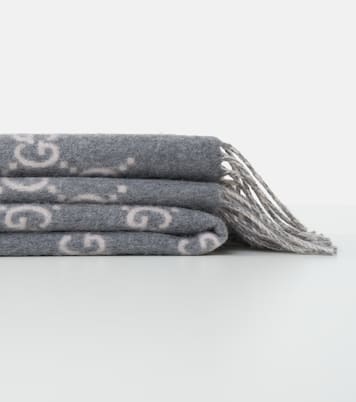 Decke GG aus Wolle und Kaschmir | Gucci