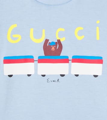 X Euan Roberts Baby T-Shirt aus Jersey | Gucci Kids
