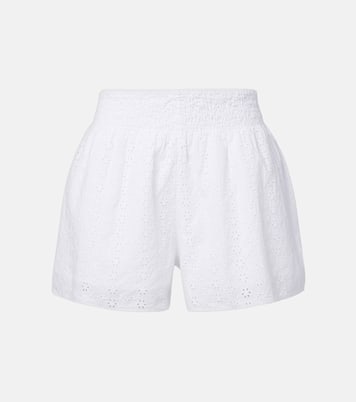 Shorts Iris de algodón con ojales | Velvet