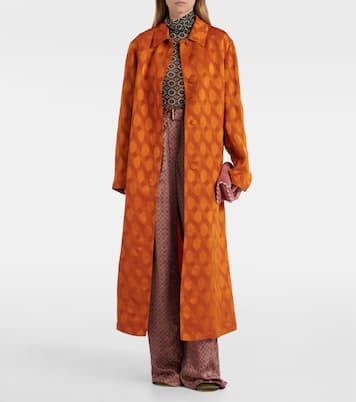 Belted printed wide-leg pants | Dries Van Noten