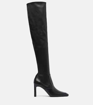 Leather over-the-knee boots | Toteme