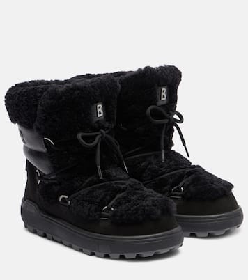 Bottines après-ski Chamonix en daim et shearling | Bogner