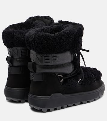 Bottines après-ski Chamonix en daim et shearling | Bogner