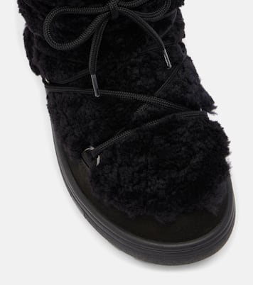 Bottines après-ski Chamonix en daim et shearling | Bogner