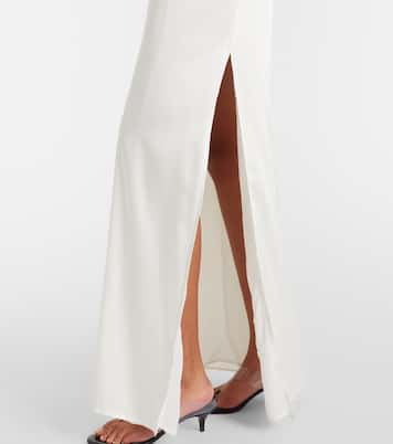 Robe longue en soie mélangée | Same